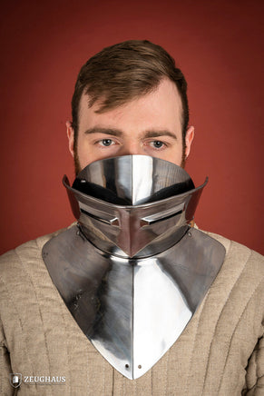 Gorget with Visor 1,6mm Polished-GoblinSmith