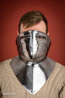 Gorget with Visor 1,6mm Polished-GoblinSmith