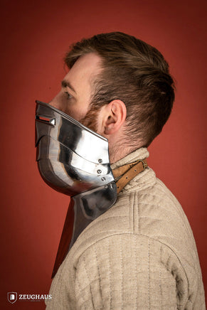Gorget with Visor 1,6mm Polished-GoblinSmith