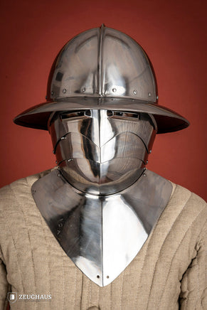 Gorget with Visor 1,6mm Polished-GoblinSmith