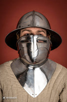 Gorget with Visor 1,6mm Polished-GoblinSmith