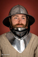 Gorget with Visor 1,6mm Polished-GoblinSmith
