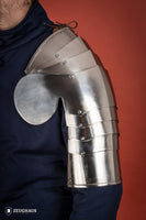 Pauldrons 1400-1450 1,6mm Polished-GoblinSmith