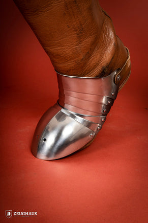 Segmented Sabatons 1,6mm Polished-GoblinSmith