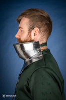 Articulated Gorget with Bevor 1450-1520 1,6mm Polished-GoblinSmith