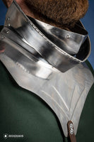 Articulated Gorget with Bevor 1450-1520 1,6mm Polished-GoblinSmith