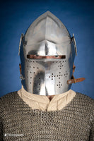 Bascinet Helmet 2mm Polished-GoblinSmith