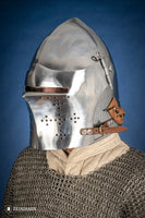 Bascinet Helmet 2mm Polished-GoblinSmith
