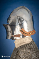 Bascinet Helmet 2mm Polished-GoblinSmith