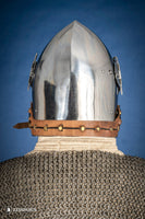 Bascinet Helmet 2mm Polished-GoblinSmith