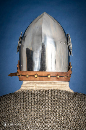 Bascinet Helmet 2mm Polished-GoblinSmith