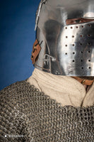 Bascinet Helmet 2mm Polished-GoblinSmith