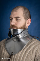 Articulated Gorget with Bevor 1480-1500 2mm Polished-GoblinSmith