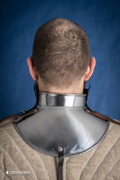 Articulated Gorget with Bevor 1480-1500 2mm Polished-GoblinSmith