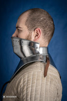 Articulated Gorget with Bevor 1480-1500 2mm Polished-GoblinSmith