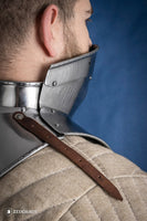 Articulated Gorget with Bevor 1480-1500 2mm Polished-GoblinSmith