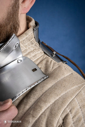 Articulated Gorget with Bevor 1480-1500 2mm Polished-GoblinSmith