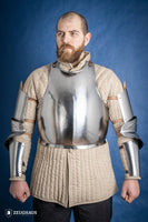 German Arm Armour 15th Cent. 1,2mm Polished-GoblinSmith
