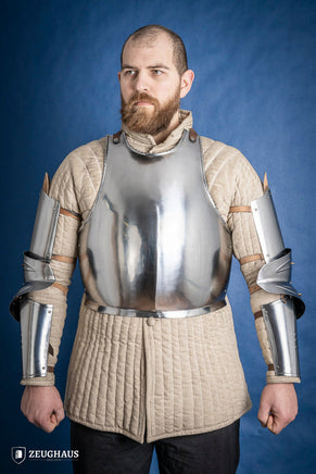 German Arm Armour 15th Cent. 1,2mm Polished-GoblinSmith