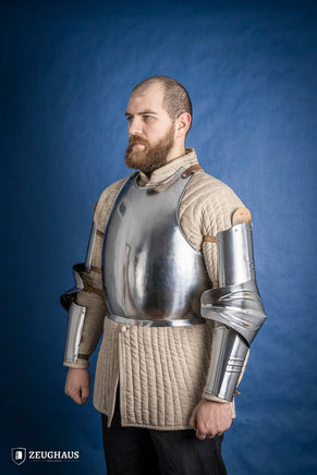 German Arm Armour 15th Cent. 1,2mm Polished-GoblinSmith