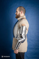 German Arm Armour 15th Cent. 1,2mm Polished-GoblinSmith