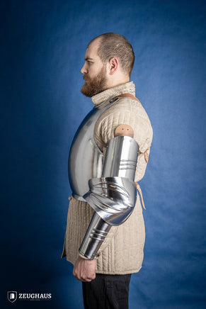 German Arm Armour 15th Cent. 1,2mm Polished-GoblinSmith