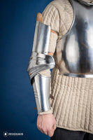 German Arm Armour 15th Cent. 1,2mm Polished-GoblinSmith