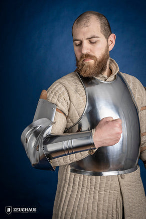 German Arm Armour 15th Cent. 1,2mm Polished-GoblinSmith