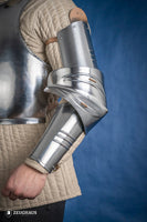 German Arm Armour 15th Cent. 1,2mm Polished-GoblinSmith