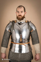 Early 15th Cent. Pauldrons 2,5mm Polished-GoblinSmith