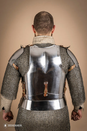 Early 15th Cent. Pauldrons 2,5mm Polished-GoblinSmith