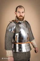 Early 15th Cent. Pauldrons 2,5mm Polished-GoblinSmith