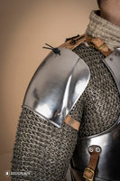 Early 15th Cent. Pauldrons 2,5mm Polished-GoblinSmith