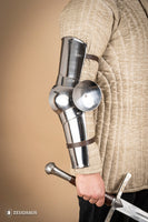 Arm Armour 14th Cent. 1,6mm Polished-GoblinSmith