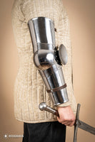 Arm Armour 14th Cent. 1,6mm Polished-GoblinSmith
