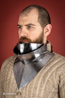 Articulated Gorget with Bevor 1450-1550 1,6mm Polished-GoblinSmith