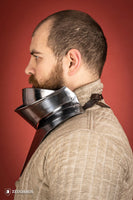 Articulated Gorget with Bevor 1450-1550 1,6mm Polished-GoblinSmith