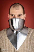 Articulated Gorget with Bevor 1450-1550 1,6mm Polished-GoblinSmith