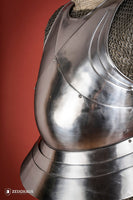Infantry Milanese Breastplate 1,6mm Polished-GoblinSmith