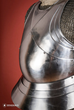 Infantry Milanese Breastplate 1,6mm Polished-GoblinSmith