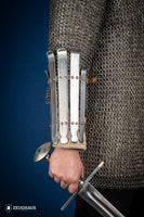 Viking Bracers 2mm Polished-GoblinSmith