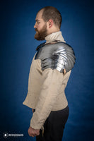 German Pauldrons 1,6mm Polished-GoblinSmith