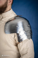 German Pauldrons 1,6mm Polished-GoblinSmith