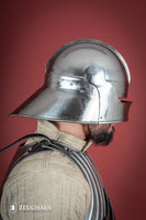 Infantry Sallet Helmet 1,6mm Polished-GoblinSmith