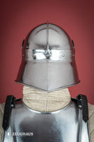 Infantry Sallet Helmet 1,6mm Polished-GoblinSmith