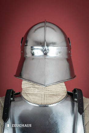 Infantry Sallet Helmet 1,6mm Polished-GoblinSmith