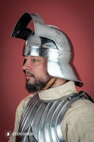 Infantry Sallet Helmet 1,6mm Polished-GoblinSmith