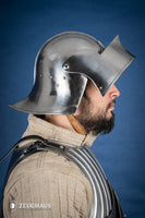 Burgundian Sallet Helmet 1,6mm Polished-GoblinSmith