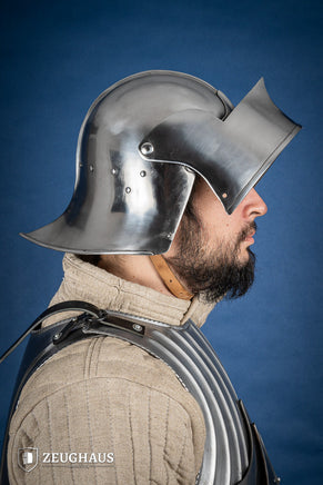 Burgundian Sallet Helmet 1,6mm Polished-GoblinSmith