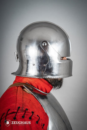 Swiss Sallet Helmet 1,6mm Polished-GoblinSmith